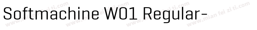 Softmachine W01 Regular字体转换